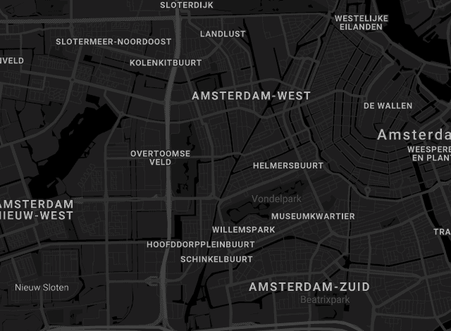 Map The Harbour Club Amsterdam Zuid